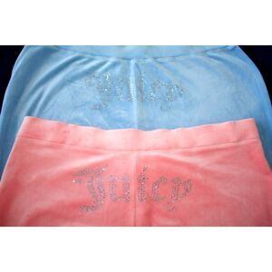 2 PAIRS - Juicy Couture Velvet Pants MEDIUM